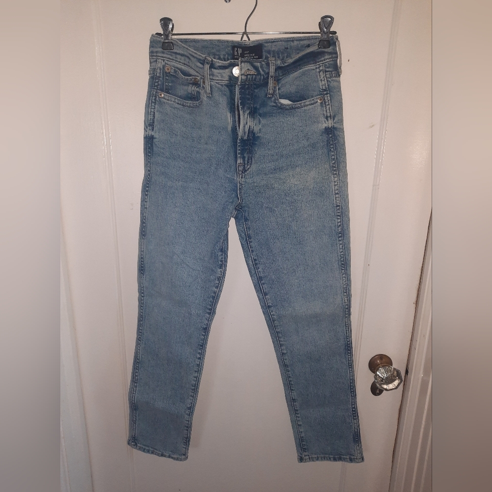 GAP Women Acid Wash Vintage Slim Jeans